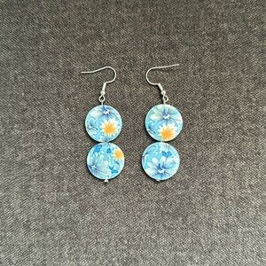 Ceramic Picture Earrings
